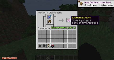 can you take enchantments off items into books