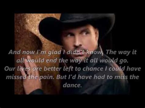 the dance lyrics garth brooks meaning how does brooks' music reflect the struggles of everyday life?